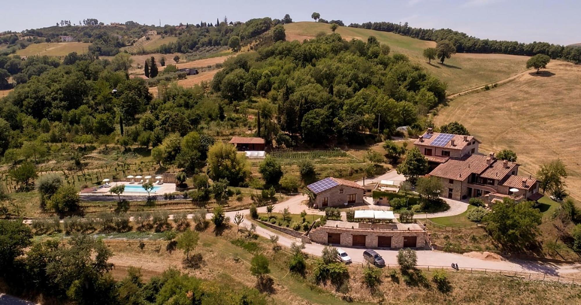 Fonte Chiara Villa Gubbio Exteriör bild